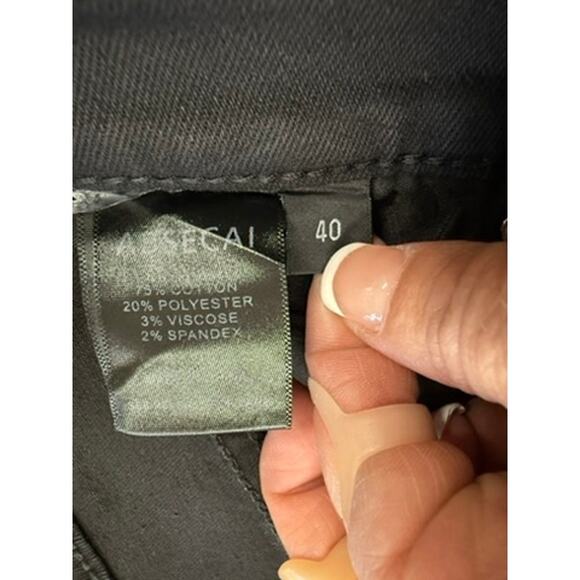 NWT!! "ABSECAI" SZ 40 Distressed Straight Leg/Skinny Jean Skateboarder Stretch - Picture 4 of 7